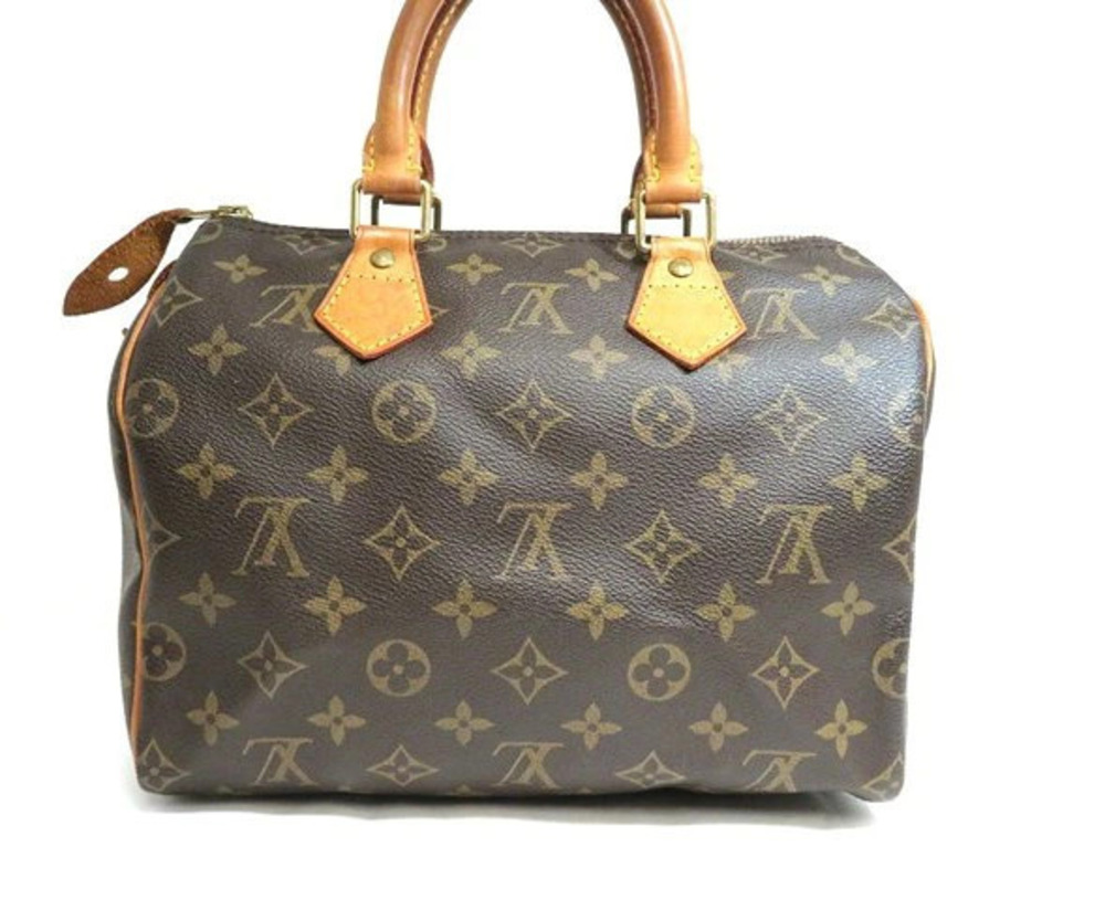 Louis Vuitton Handbag Monogram Speedy Brown